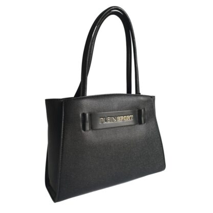 Plein Sport - Sleek Black Three-Compartment Tote Bag