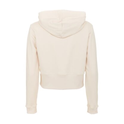 Imperfect - Beige Cotton Womens Hoodie