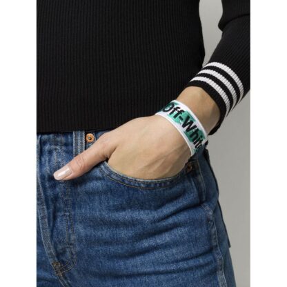 Off-White - White Fabric Women Bracelet