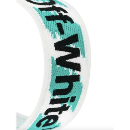 Off-White - White Fabric Women Bracelet