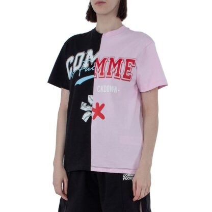 Comme Des Fuckdown - Pink Cotton Women T-Shirt