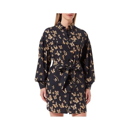 Love Moschino - Elegant Butterfly Motif Cotton Dress