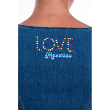 Love Moschino - Blue Cotton Women Dress