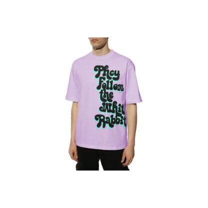 Pharmacy Industry - Graphic Crewneck Purple Tee for Men