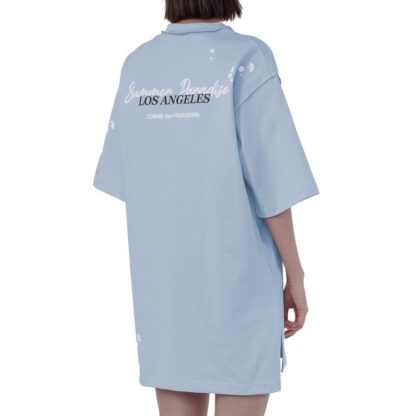 Comme Des Fuckdown - Light Blue Cotton Women Dress