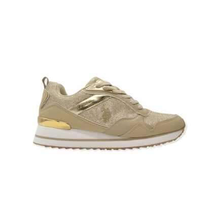 U.S. POLO ASSN. - Beige Eco Fabric Women Sneaker