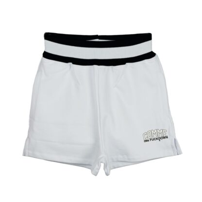 Comme Des Fuckdown - White Cotton Women's Short