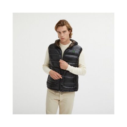 Centogrammi - Brown Nylon Men's Reversible Vest