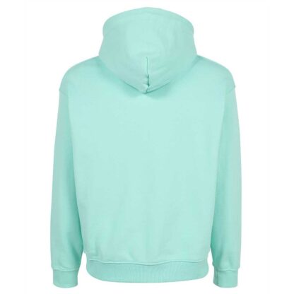 Pharmacy Industry - Chic Urban Hooded Green Sweater with Zip Closure