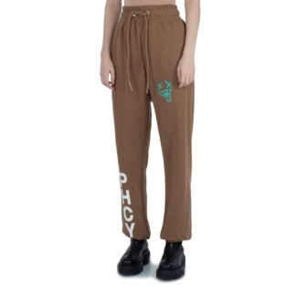 Pharmacy Industry - Brown Cotton Women Track Trouser