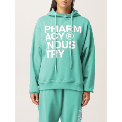 Pharmacy Industry - Green Cotton Women Sweater