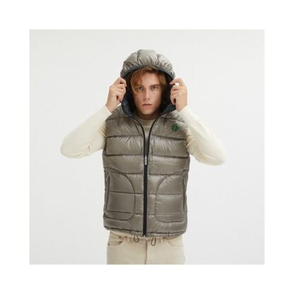 Centogrammi - Gray Nylon Men's Reversible Vest