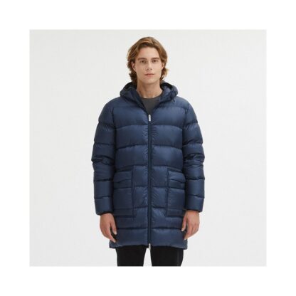 Centogrammi - Elegant Blue Hooded Jacket