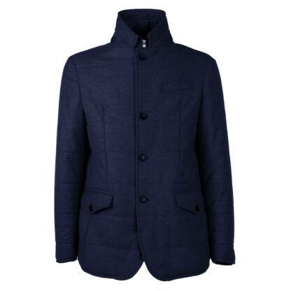 Made in Italy - Elegant Wool-Cashmere Men's Coat