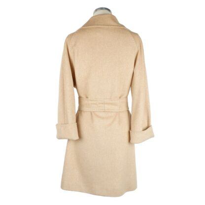 Made in Italy - Beige Wool Women Coat