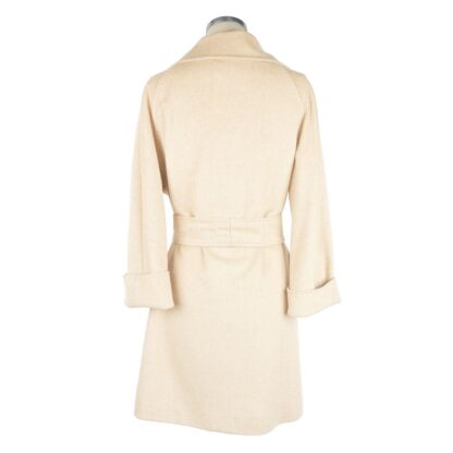 Made in Italy - Beige Wool Women Coat