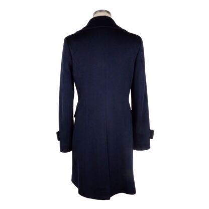 Made in Italy - Blue Wool Women Coat