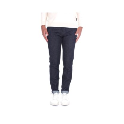 Jacob Cohen - Sleek Slim Fit Designer Jeans with Leather Detail