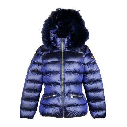 Yes Zee - Chic Blue Yes Zee Jacket with Murmasky Fur