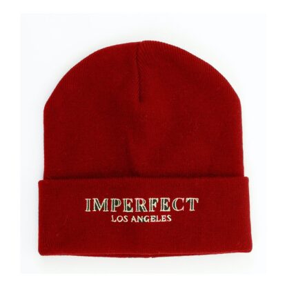 Imperfect - "Red Acrylic Women Hat"