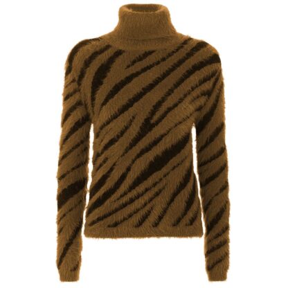 Imperfect - Brown Polyamide Women Sweater