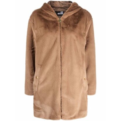 Love Moschino - Beige Polyester Women Coat