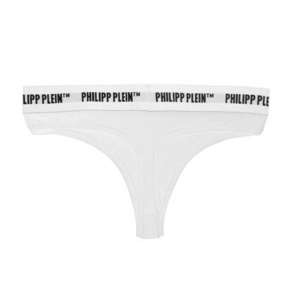 Philipp Plein - Elegant White Thong Duo for Women