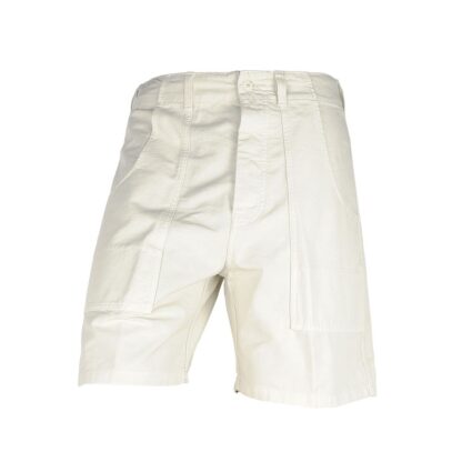 Don The Fuller - White Cotton Men's Bermuda Short