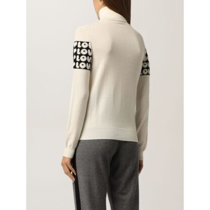 Love Moschino - Chic Contrast Logo Turtleneck Sweater