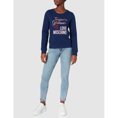 Love Moschino - Blue Cotton Women Sweater