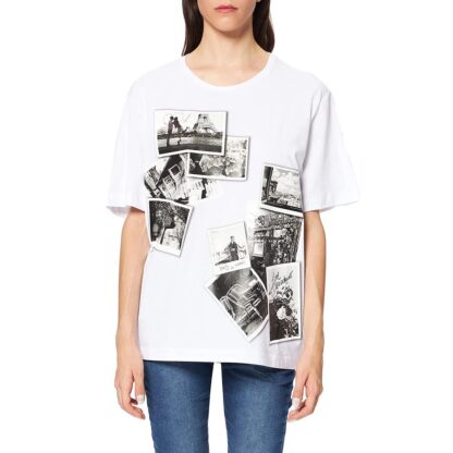 Love Moschino - White Cotton Women T-Shirt