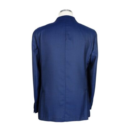 Emilio Romanelli - Blue Wool Men's Blazer