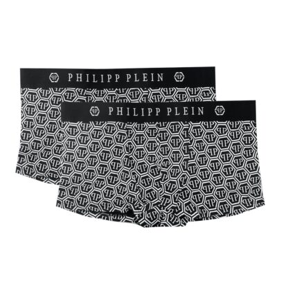 Philipp Plein - Black Cotton Men Boxer