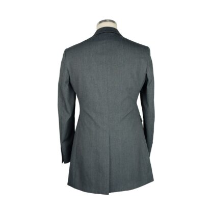 Emilio Romanelli - Gray Wool Men Jacket