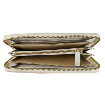 Cavalli Class - Elegant White Calfskin Leather Wallet