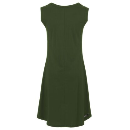 Imperfect - Green Cotton Women Maxi Dress