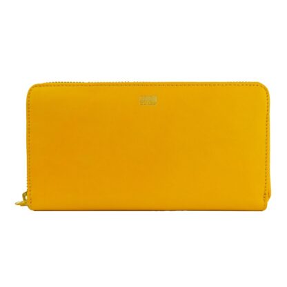 Cavalli Class - Yellow Calfskin Women Wallet