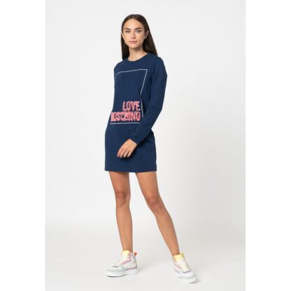 Love Moschino - Blue Cotton Women Dress