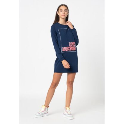 Love Moschino - Blue Cotton Women Dress