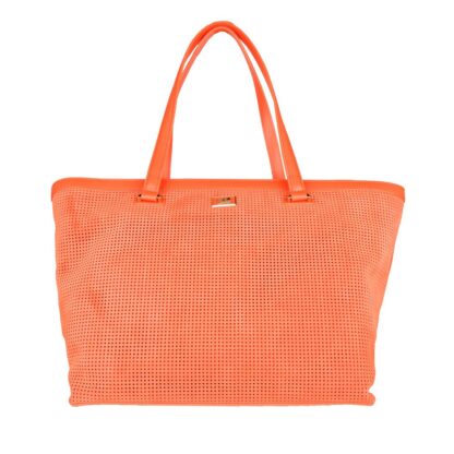 Cavalli Class - Orange Calfskin Women Handbag