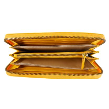 Cavalli Class - Yellow Calfskin Women Wallet