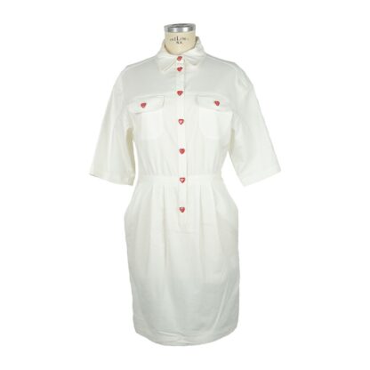 Love Moschino - White Cotton Women Dress