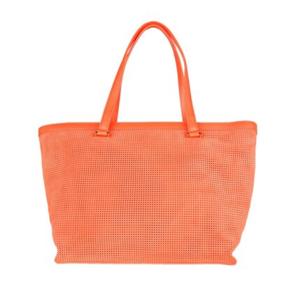 Cavalli Class - Orange Calfskin Women Handbag