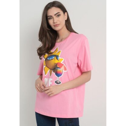 Love Moschino - Pink Cotton Women T-Shirt