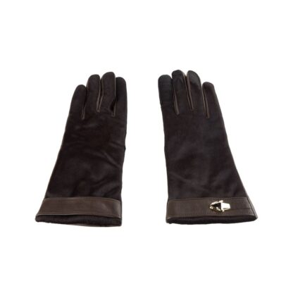 Cavalli Class - Brown Lambskin Women Glove