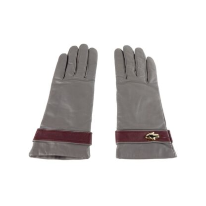 Cavalli Class - Gray Lambskin Women Glove