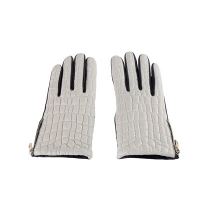 Cavalli Class - Gray Lambskin Women Glove