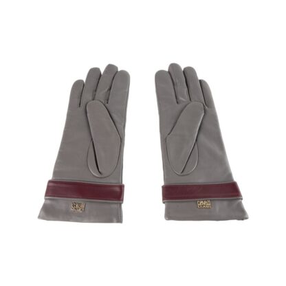 Cavalli Class - Gray Lambskin Women Glove