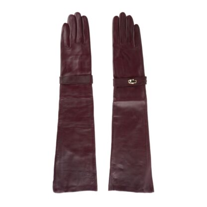 Cavalli Class - Elegant Lambskin Leather Gloves In Radiant Pink