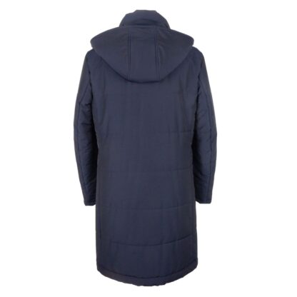 Made in Italy - Blue Wool Men Raincoat